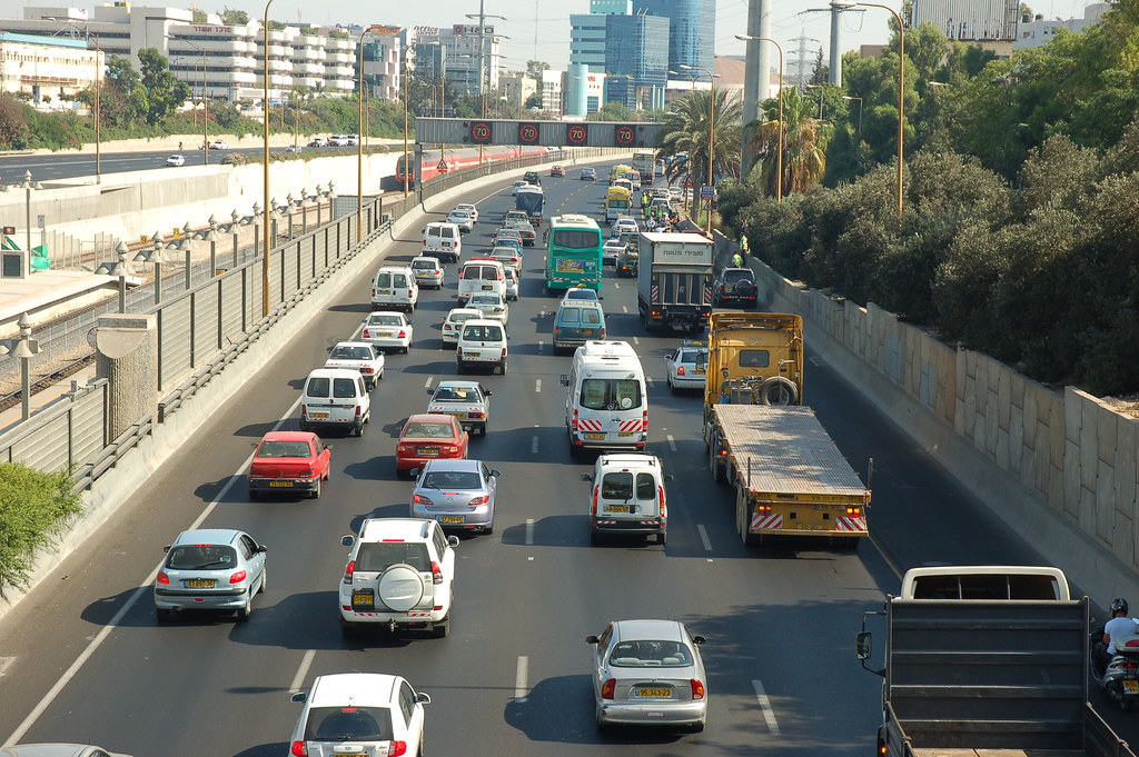 Tel Aviv Israel traffic