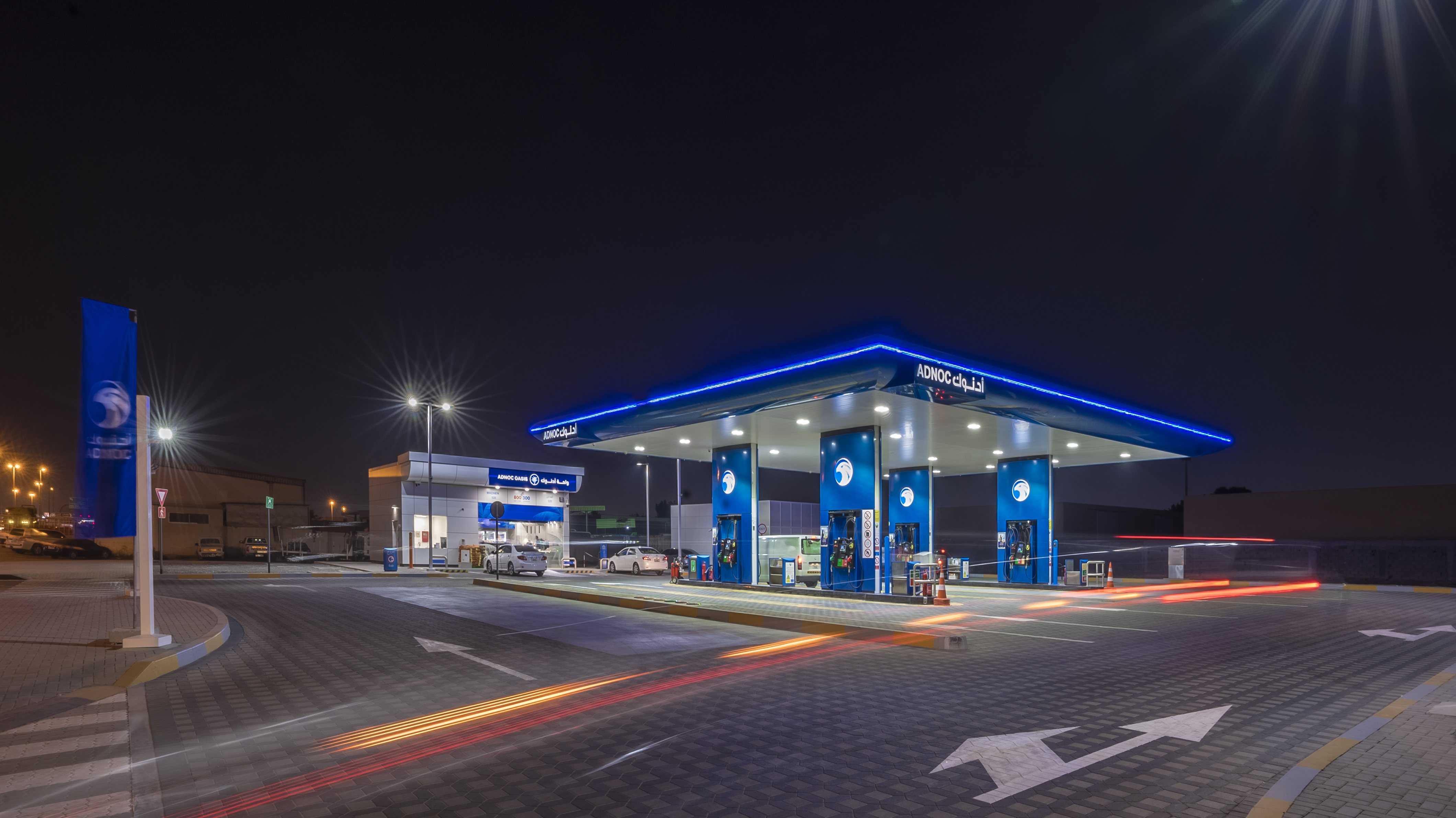 Estación de servicio ADNOC, la red de distribución que refleja el peso energético de los EAU